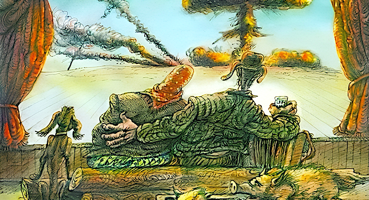 La guerre en Ukraine vue 22 ans auparavant par Mikhail Zlatkovsky